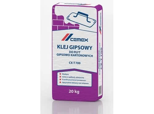 CX-T700 – Klej gipsowy do płyt gipsowo-kartonowych