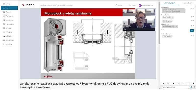Wystąpienie Karola Reinscha na Ogólnopolskim Forum Stolarki 2021 Wystąpienie Karola Reinscha na Ogólnopolskim Forum Stolarki 2021