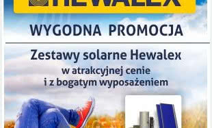 Zestawy solarne Hewalex w "Wygodnej promocji"