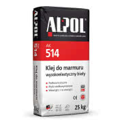 Biały klej do płytek ODKSZTAŁCALNY S1 AK 514