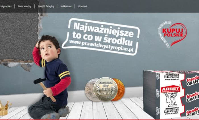 "Najważniejsze to co w środku" - kampania Fabryki Styropianu ARBET