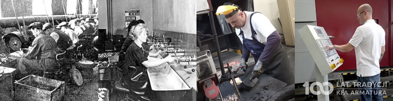 Pracownicy zakładu produkcyjnego KFA Armatura Pracownicy zakładu produkcyjnego KFA Armatura